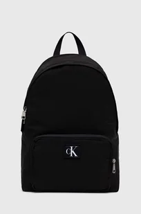 Calvin Klein Jeans plecak damski kolor czarny duży gładki - Plecaki - miniaturka - grafika 1