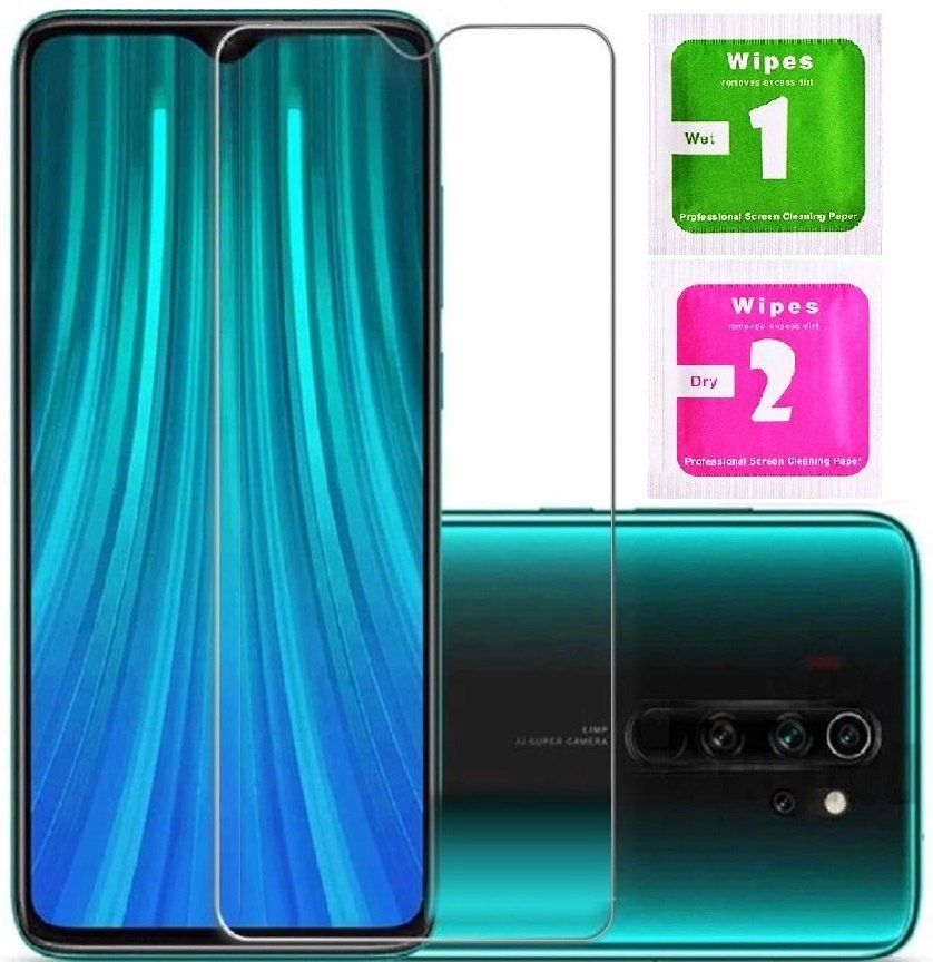 SZKŁO HARTOWANE DO XIAOMI REDMI NOTE 8 PRO SZYBKA OCHRONNA NA EKRAN 9H
