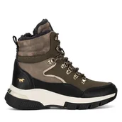 Botki damskie - Botki Mustang 1481-605 Beżowy - miniaturka - grafika 1