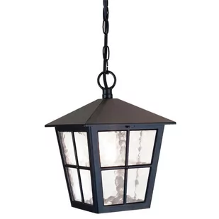 Elstead Lighting Canterbury Porch chain lantern BL48M BLACK Lampa sufitowa ogrodowa IP20 stylowa BL48M BLACK) - Lampy ogrodowe - miniaturka - grafika 1