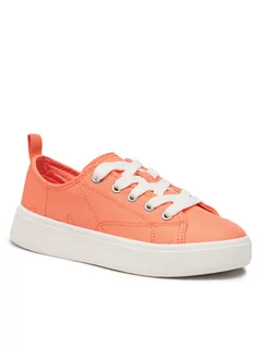 Buty dla dziewczynek - Reima Tenisówki Kiritys 5400096A Pomarańczowy - grafika 1