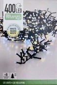Oświetlenie świąteczne - Łańcuch LAMPKI 400 LED 8 METRÓW światło ciepłe i zimne 8 funkcji IP44 - miniaturka - grafika 1