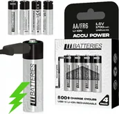 Ładowarki i akumulatory - LiiBateries LIIBATTERIES AKUMULATORY LI-ON TYPU AA 4szt - miniaturka - grafika 1