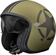 Kaski motocyklowe - PREMIER HELMET VINTAGE STAR MILITARY BM, MILITARY GREEN/BLACK, L - miniaturka - grafika 1