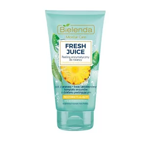 Bielenda FRESH JUICE ROZŚWIETLAJĄCY PEELING GRUBOZIARNISTY DO TWARZY ANANAS 150G - Peelingi i scruby do twarzy - miniaturka - grafika 1