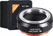 Tulejki, adaptery, redukcje do aparatów - K&F ADAPTER M42 na micro M4/3 M43 K&F wersja PRO - miniaturka - grafika 1