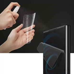 2x Folia Hydrożelowa do Samsung Galaxy S24 Ultra Spigen Neo Flex HD 2-pack kompatybilna z czytnikiem Clear - Pozostałe akcesoria do telefonów - miniaturka - grafika 4