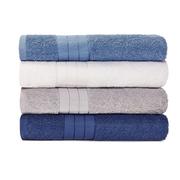 Ręczniki - Zestaw 4 bawełnianych ręczników Bonami Selection Capri, 50x100 cm - miniaturka - grafika 1
