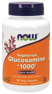 NOW Glucosamine '1000' Vegetarian 90veg caps - Ochrona stawów - miniaturka - grafika 2