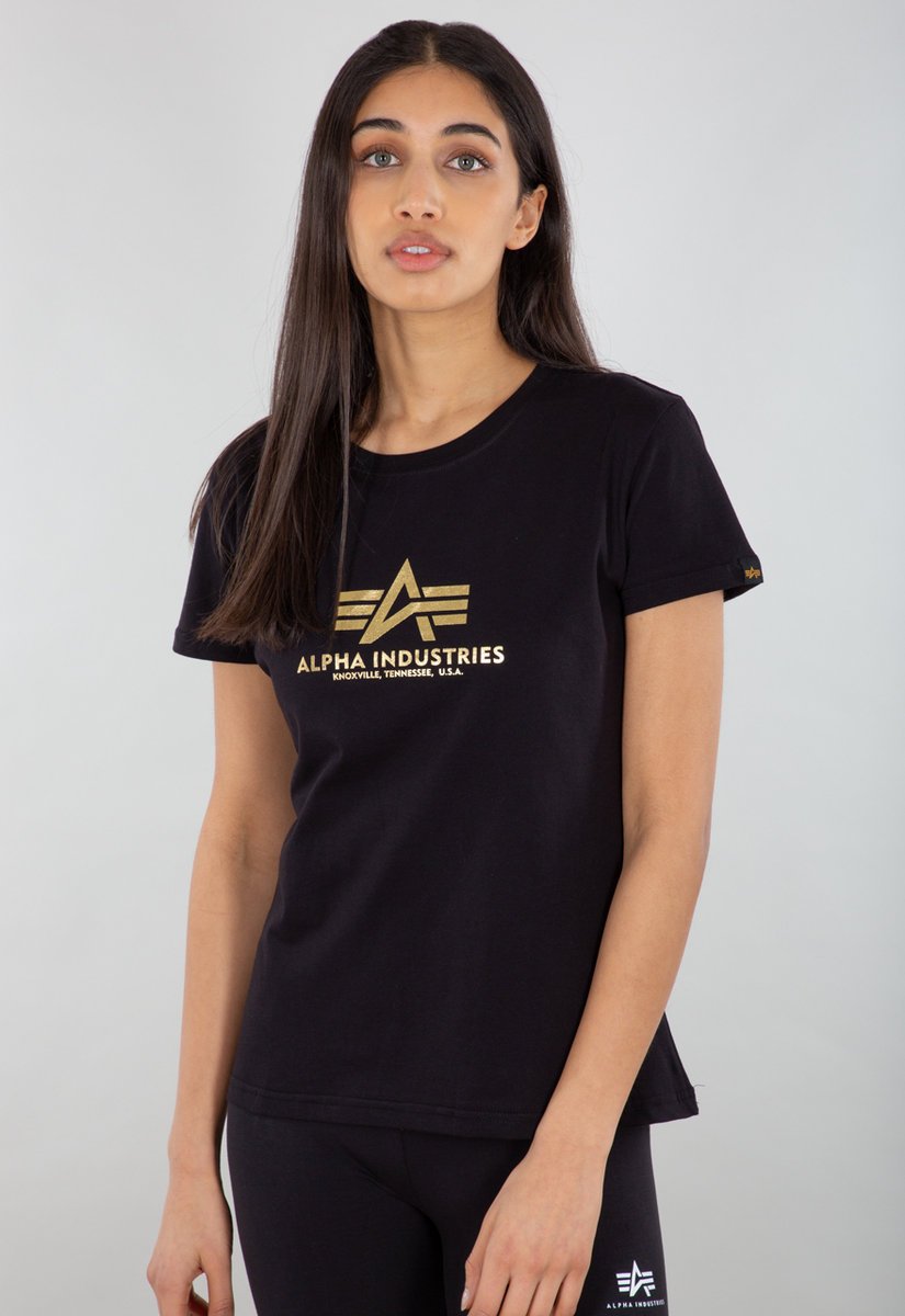 Alpha industries T-shirt damski okrągły dekolt rozmiar M