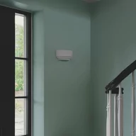 Lampy ścienne - Nordlux Podłużny kinkiet Lancio wykonany z gipsu, z wtyczką, biały - miniaturka - grafika 1