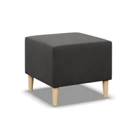 Pufy i podnóżki - Pufa, podnóżek, Blank Mikrofaza, 51x51x40 cm, szary - miniaturka - grafika 1