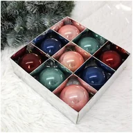 Bombki - Choinkowe Bombki pastelowe kpl. 9 szt. jak w opisie - miniaturka - grafika 1