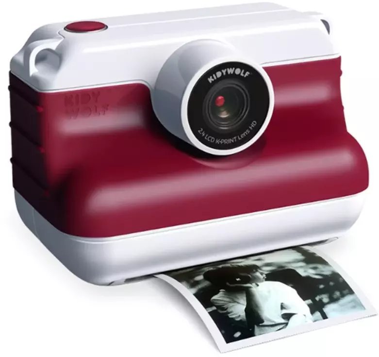 Kidywolf Kidywolf Instant Camera with Selfie Function red