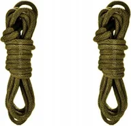 Akcesoria obuwnicze - Sznurówki KHAKI Sznurowadła 60 cm ŚREDNIE OKRĄGŁE 3,5 mm BAWEŁNIANE G9-47 - miniaturka - grafika 1