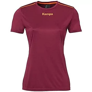 Koszulki i topy damskie - Kempa Kempa damska koszulka T-shirt-200235011 czerwony Deep Rot S 200235011 - grafika 1