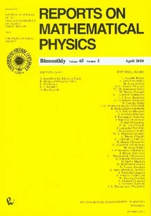 Reports on Mathematical Physics 65/2 - Matematyka - miniaturka - grafika 1