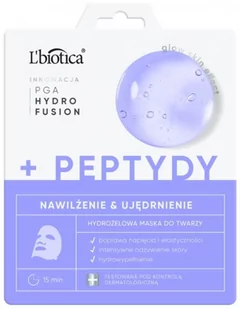 L'biotica Hydro Fusion Hydrożelowa maska do twarzy z peptydami 1szt - Maseczki do twarzy - miniaturka - grafika 1