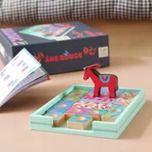 Gry planszowe - Djeco Žaidimas - Loginis žaidimas - Raudonas asilas klotski - miniaturka - grafika 1