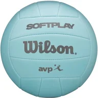 Siatkówka - Piłka siatkowa WILSON AVP Soft Play Niebieski ( 5) - miniaturka - grafika 1