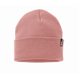 Czapka Jack Wolfskin RIB BEANIE blush powder - ONE SIZE - Czapki męskie - miniaturka - grafika 1