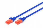 Kable miedziane - Digitus CAT6 U-UTP Patchk.,0,25m Blau DK-1617-0025/B - miniaturka - grafika 1