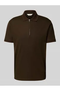 Koszulka polo o kroju regular fit z mieszanki bawełny model FAVE - Selected Homme - Koszulki męskie - miniaturka - grafika 1