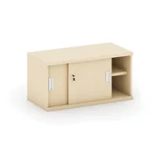 Inne meble biurowe - B2B Partner Nadstawka z przesuwnymi drzwiami, 800 x 400 x 400 mm, brzoza CF-C80401-M, CF-060 - miniaturka - grafika 1