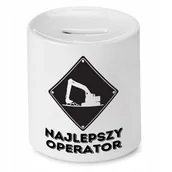 Skarbonki - SKARBONKA DLA BUDOWLAŃCA NAJLEPSZY OPERATOR z Nadrukiem ze Zdjęciem - miniaturka - grafika 1