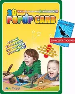 Gry karciane - Wydawnictwo Piętka 2 Zwierzęta morskie Karty Popup 3D  ! - miniaturka - grafika 1