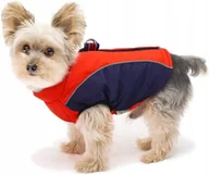 Ubranka dla psów - Ubranko Kurtka dla małych psów Wodoodporna Odblaskowa r.14 Czerwona - miniaturka - grafika 1