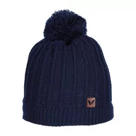 Czapki dla dzieci - Dziecięca czapka z pomponem Viking Tigres Kids navy - ONE SIZE - miniaturka - grafika 1