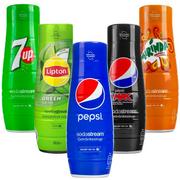 Syropy i koncentraty owocowe - 5x Syrop SodaStream Pepsi, Pepsi MAX, Mirinda, 7UP, Lipton Zielona Herbata - miniaturka - grafika 1