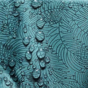 Obrus Gaia Morski Tłoczony Roślinny 80x80 AmeliaHome - TCLOTH/AH/GAIA/HMD/MARINE/80X80 - Obrusy i serwetki - miniaturka - grafika 2