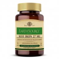 Suplementy naturalne - Solgar Earth Source Koji Iron 27 mg 30 kaps - miniaturka - grafika 1