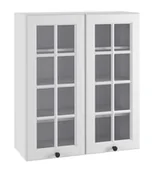 Meble kuchenne - Bristol Witryna Wisząca Wysoka G2V-80-H92 Szpros Biały Mat - miniaturka - grafika 1