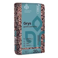 Pozostałe ozdoby ogrodowe - Sobex Grys granit czerwony 20 kg (8-16) - miniaturka - grafika 1