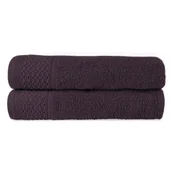 Ręczniki - Ręcznik Bawełniany Solano 30X50 Kolor Bakłażan - miniaturka - grafika 1
