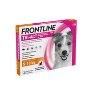 Artykuły przeciw pasożytom - Frontline Tri-Act S 5-10kg pipeta 3 x 1ml) - miniaturka - grafika 1