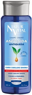 Szampon przeciw wypadaniu włosów NaturVital Anticaida Cuero Cabelludo Sensible 300 ml (8414002079667) - Szampony do włosów - miniaturka - grafika 1