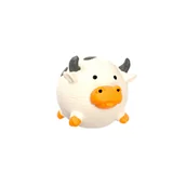 Zabawki dla psów - HAP, Zabawka lateksowa, Farm Ball Krowa 8,5 cm, 260641 - miniaturka - grafika 1