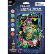 Zabawki kreatywne - Obraz 3D Tajemnice Tropików Kidea - miniaturka - grafika 1