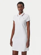 Sukienki - Tommy Hilfiger Sukienka codzienna WW0WW45532 Biały Regular Fit - miniaturka - grafika 1