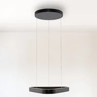 Lampy sufitowe - Paul Neuhaus Lampa wisząca Q-Stretto, możliwość ściemniania, czarny, salon / jadalnia, metal, nowoczesny - miniaturka - grafika 1