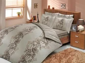 Pościel - Pościel satyna bawełniana SACHA CAFFE - miniaturka - grafika 1