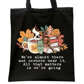 Torby i wózki na zakupy - Torba bawełniana czarna na zakupy Gilmore Girls Dla Fanów Prezent - miniaturka - grafika 1