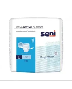 Seni Active Classic Majtki chłonne L, 30 sztuk - Pieluchy dla dorosłych - miniaturka - grafika 1