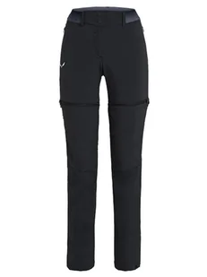 Salewa Spodnie softshellowe Zipp-Off "Pedroc" w kolorze czarnym - Spodnie sportowe damskie - miniaturka - grafika 1