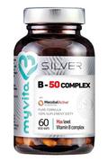 Suplementy naturalne - MyVita SILVER 100% Witamina B-50 Complex MAX 60kaps. 21PRJWIBE1 - miniaturka - grafika 1