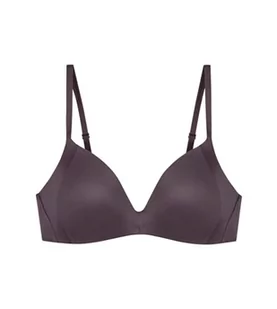 Triumph Damski biustonosz do ciała Soft Touch P Ex miseczki, Red Bean, 75C - Biustonosze - miniaturka - grafika 1